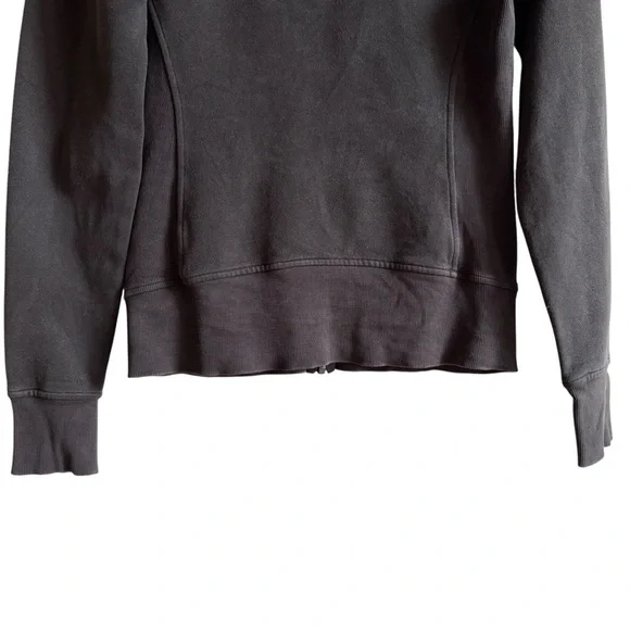 Lululemon Scuba Hoodie Light Cotton Fleece Black Size 4 - Picture 7 of 13